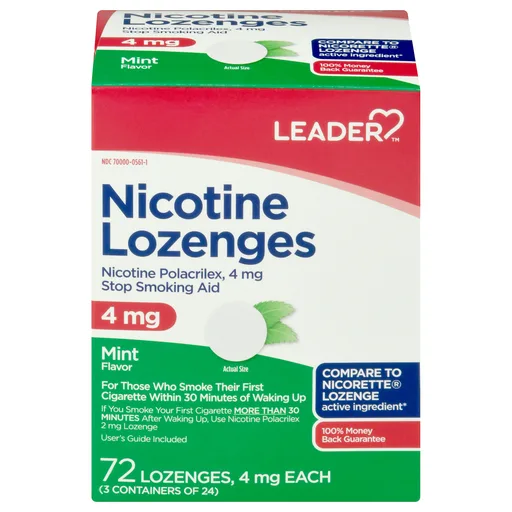 Leader Nicotine Lozenge 4 mg Mint