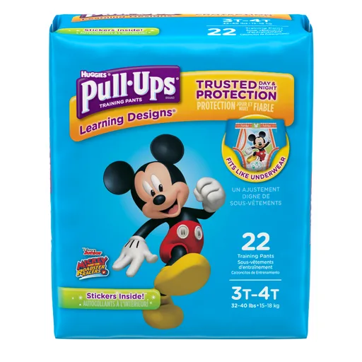 Pull-Ups Learning Designs Potty Training Pants for Boys, 2T-3T (18-34 lb.), 25 Ct.