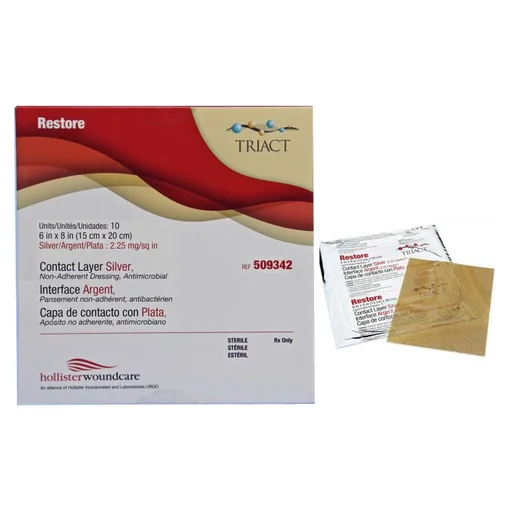 UrgoTul Ag Silver Contact Layer 6" x 8"