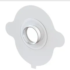 InHealth Blom-Singer Accufit Adhesive Tracheostoma Housing, Oval Extra Shape