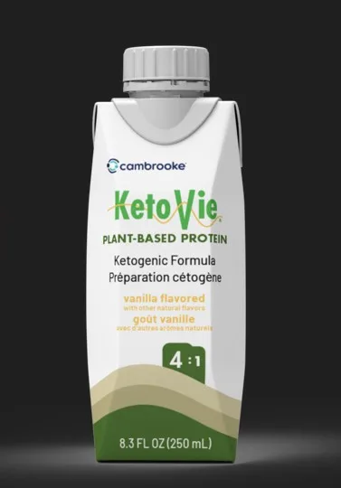 KetoVie 4:1 Plant Based Protein, Vanilla, 8.3 oz