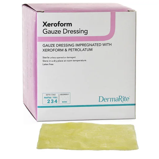 Dermarite Xeroform Gauze Wound Dressing, 2" x 2"