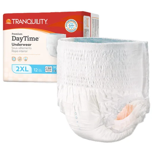 Tranquility® Premium DayTime™ Absorbent Underwear, Latex-Free XXL