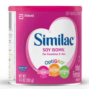 Similac Soy Isomil w/Iron, 12.4 oz