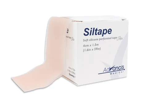 Dukal Siltape Silicone Adherent Tape, 3/4" x 3yd