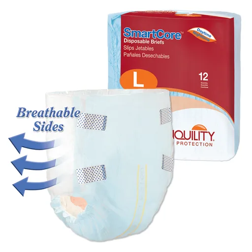 Tranquility® SmartCore™ Disposable Brief, Large, Blue