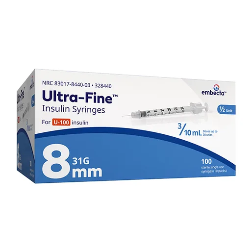 Ultra-Fine II™ U-100 Insulin Syringe