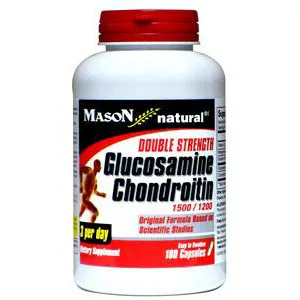 Mason Vitamins Glucosamine Chondroitin 1500/1200 Double Strength Capsule