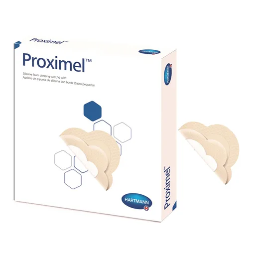 Proximel Silicone Dressing with Border, Large Sacrum