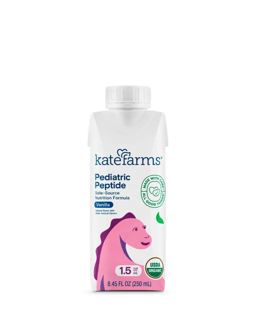 Kate Farms Pediatric Peptide Supplemental Formula, Vanilla, 8.45 oz
