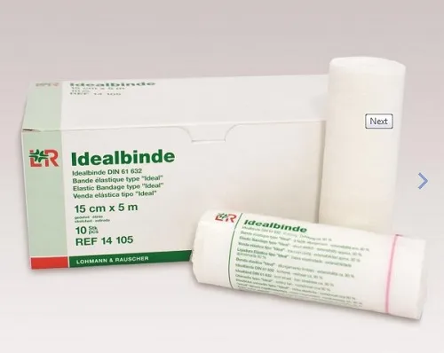 Lohmann and Rauscher Idealbinde Short Stretch Bandage 6" x 5 yds