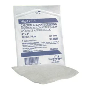 Derma Sciences Algicell Calcium Alginate Dressing, 4" x 4"
