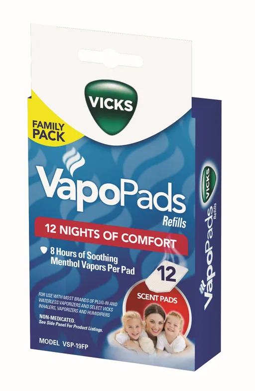 Vicks Soothing Menthol Vapors Vapopads