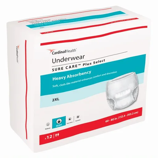 Cardinal Health Sure Care™ Plus Select Underwear XX-Large