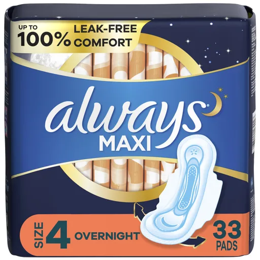 Always TFF 6/33 Size 4 On-the-Go Pads
