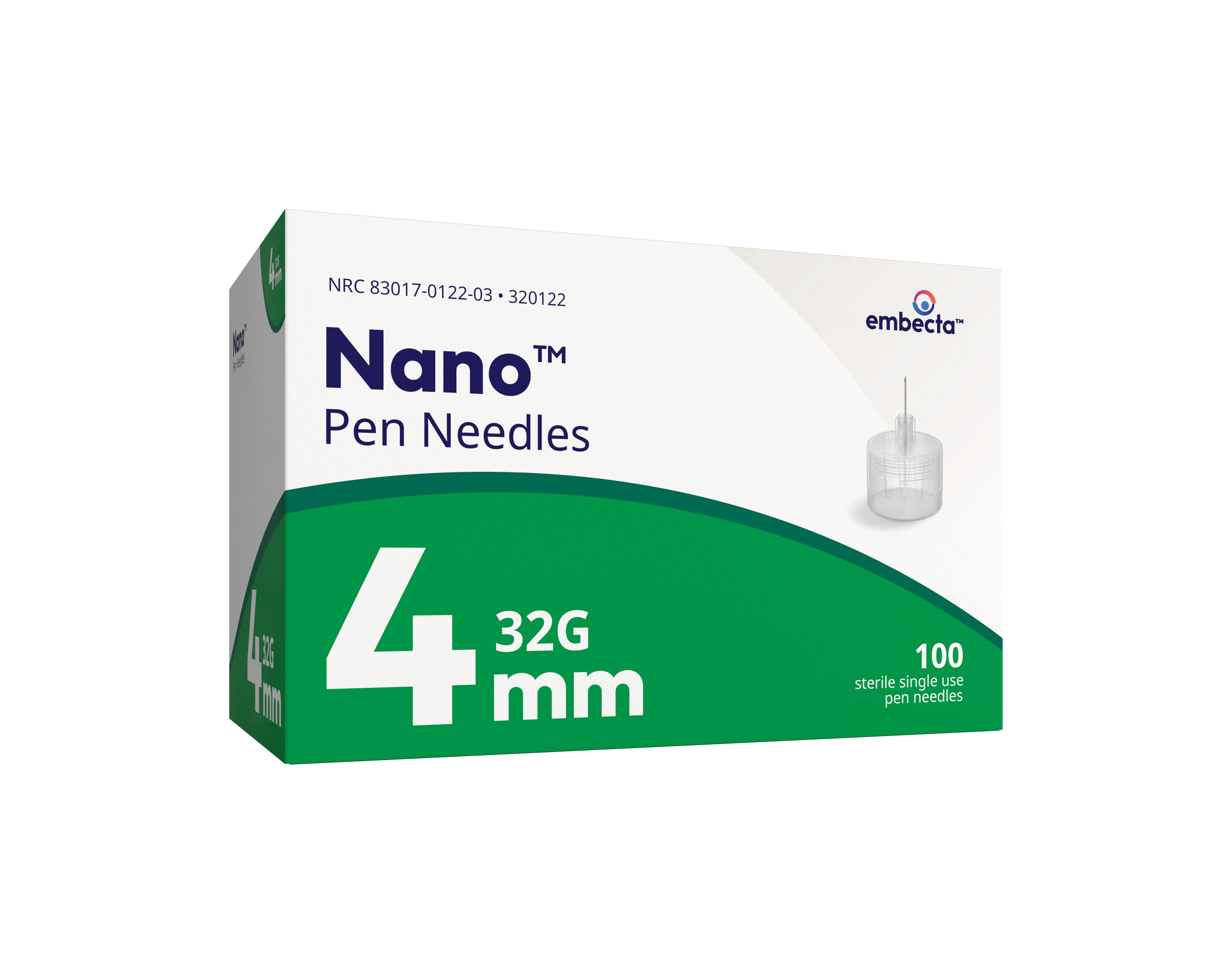 Ultra-Fine™ Insulin pen needle 32G x 4mm Needle Length