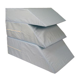 Mabis DMI Standard Ortho Bed Wedge, Blue Cover 8" x 20" x 24"