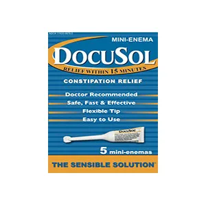 Alliance Labs DocuSol Constipation Relief Mini Enemas 5 Count