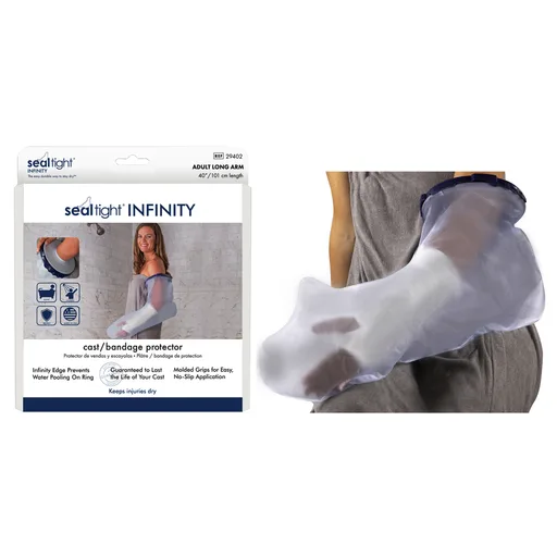 Brownmed Seal-Tight Infinity Cast Protector, Adult, 40" Long Arm