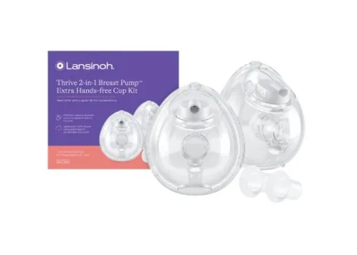 Lansinoh Thrive 2-in-1 Breast Pump Extra Wearable Cups Set