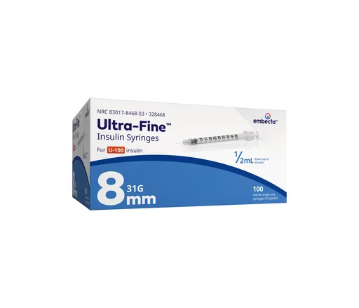 Ultra-Fine II™ U-100 Insulin Syringe with Needle