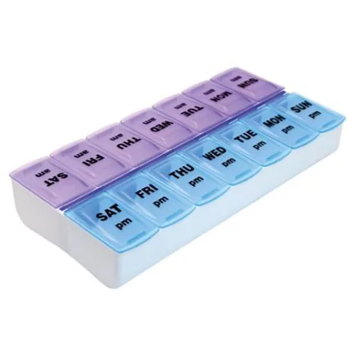Apex Weekly Twice-A-Day Pill Organizer