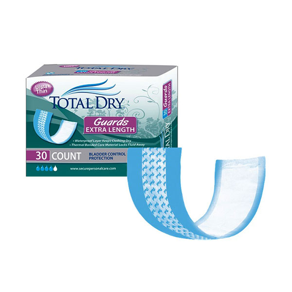 Secure Personal Care TotalDry Extra-Length Guards