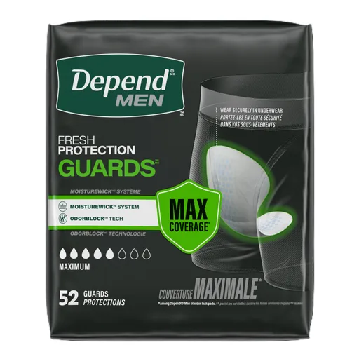 Depends Guards Incontinence Pads for Men