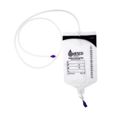 Vesco Medical 1500mL PVC ENFit Drainage Bag