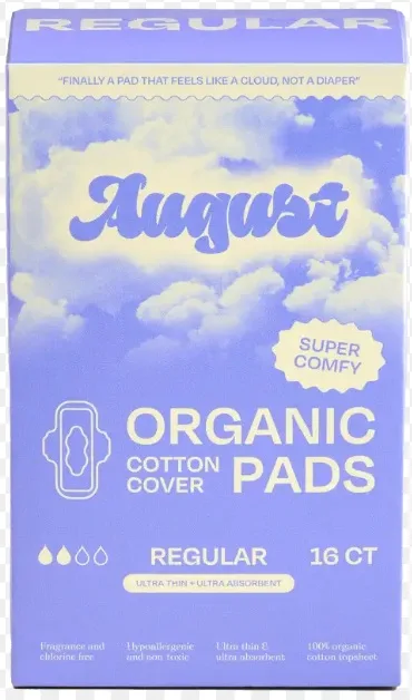 August Regular Pads, 16 ct
