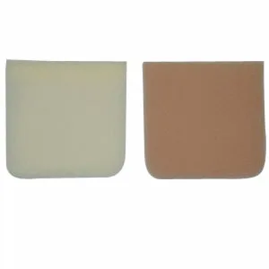Luminaud Inc Tracheofix Foam Squares Medium Flesh Large