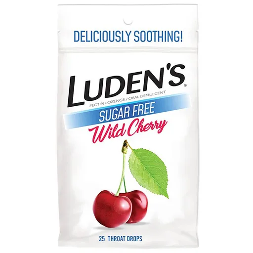 Luden's Wild Cherry Sugar Free Throat Drops