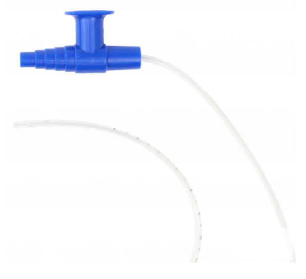 Dynarex Single Suction Catheter, Pediatric Graduated Catheter with Control Valve, 8FR