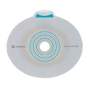 Coloplast Sensura Mio Click Skin Barrier, Standard Wear, Red, 3/8" to 1-3/4" Stoma