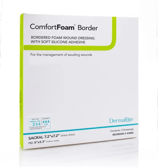 ComfortFoam Border Foam Wound Dressing