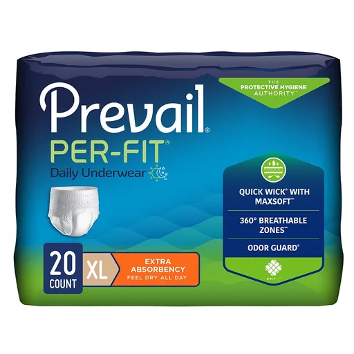 Prevail Per-Fit Underwear Size X-Large