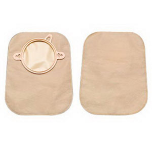 Hollister New Image Two-Piece Closed Mini Pouch, 2-3/4" Flange, 7" L, Beige