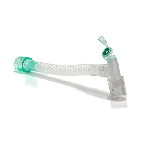 Intersurgical Flexible Catheter Mount with Double Swivel Elbow and Bronchoscopy Port