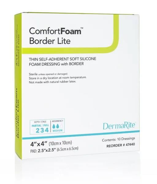 ComfortFoam Silicone Foam Border Lite Dressing