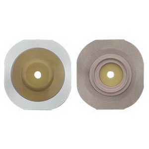 Hollister New Image FlexWear Up to 1" Cut-to-Fit Convex Skin Barrier, 1-3/4" Flange, Tape Border, Green