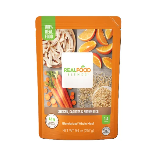 Real Food Blends Tube-Fed Meals 267g, Chicken, Carrots and Brown Rice