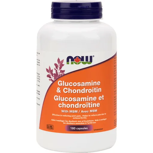 NOW Foods Glucosamine 500/Chondroitin 400/MSM V-Caps