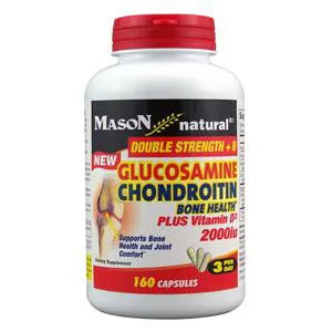 Mason Vitamins Glucosamine Chondroitin Plus 2000 IU Vitamin D3 Capsules