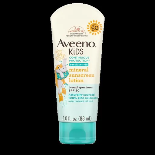Aveeno Kids Continuous Protection Lotion, SPF 50, 3 fl oz