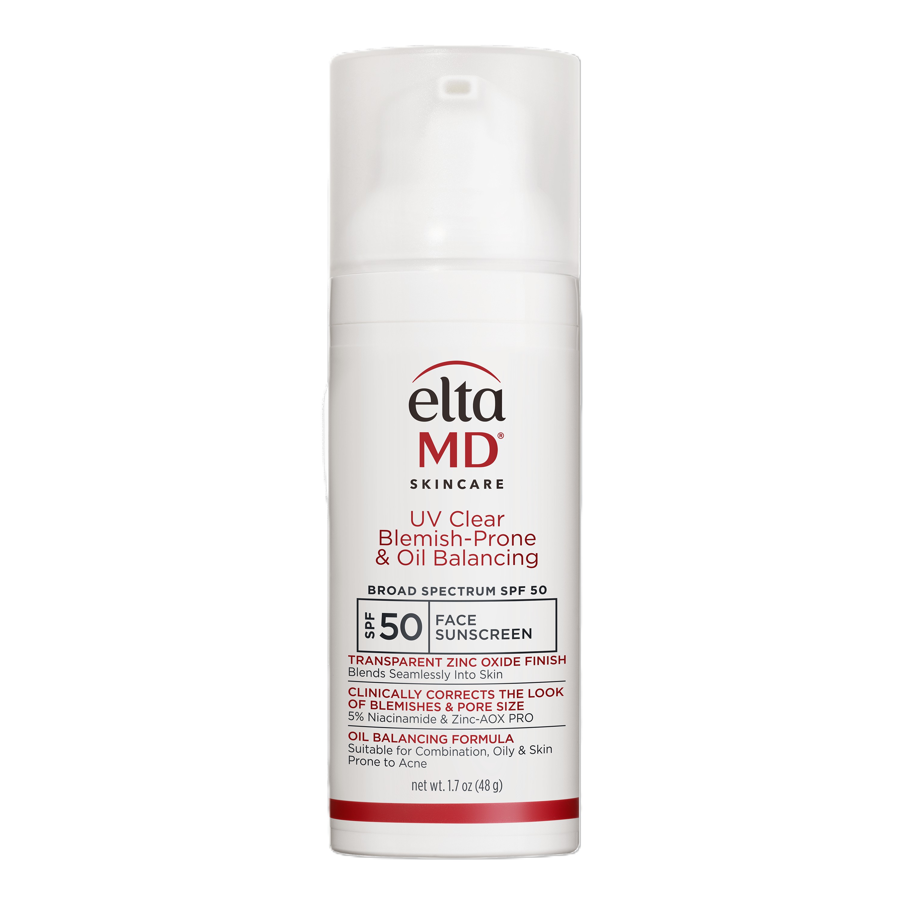 EltaMD UV Clear Blemish-Prone & Oil Balancing, SPF 50, 1.7 oz