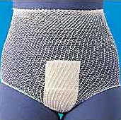Derma Sciences Surgilast Pre-cut Tubular Elastic Dressing Retainer Large/XL, Perineum Panty Width