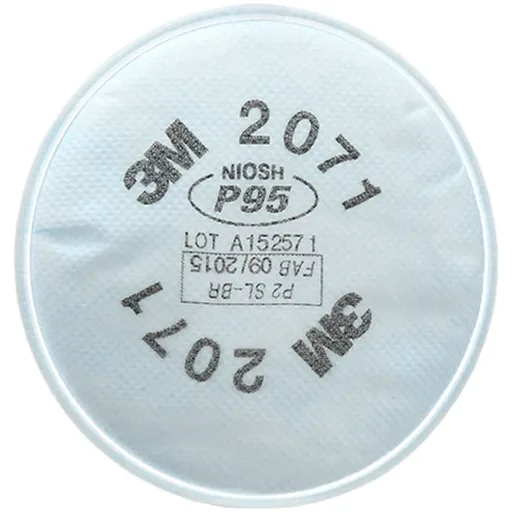 3M Particulate Filter 2071, P95, 2 Filters