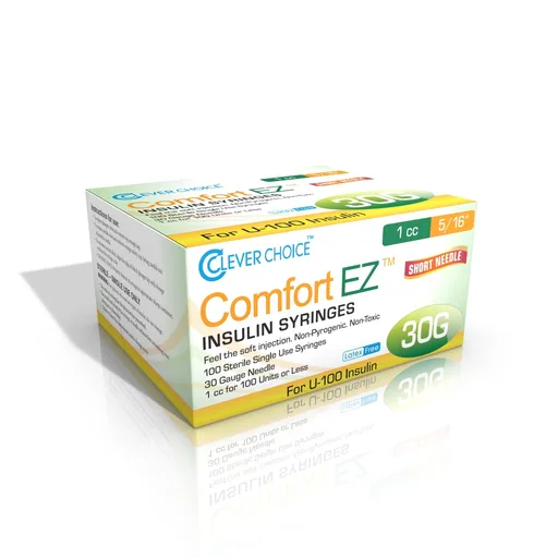 Clever Choice Comfort EZ Insulin Syringes