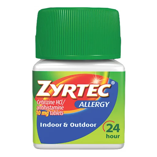 Johnson & Johnson Zyrtec Allergy Tablets, 10mg, 5 Count