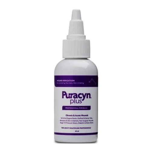 Innovacyn Puracyn Plus Professional Wound Irrigation Solution, Twist Cap Applicator, 55mL
